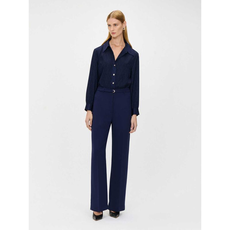 Veronika Maine Double Weave Straight Leg Pant image number 2